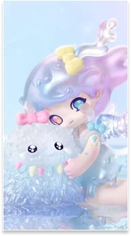 Azura × INSTINCTOY POPMART Azura × INSTINCTOY Snuggle with Bowy Fluffy Figure - POP MART